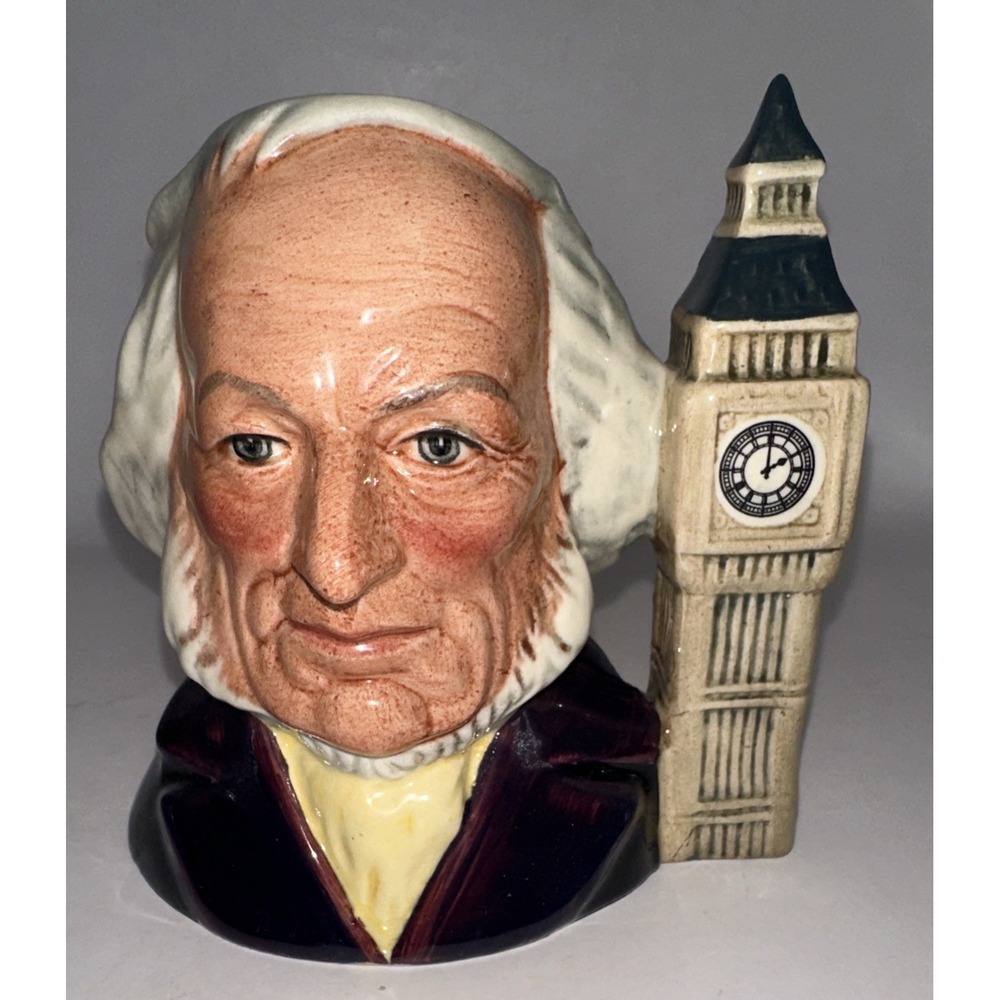Royal Doulton John Doulton Character Mug D6656 Toby Jug Collectors Club 4.5" VTG